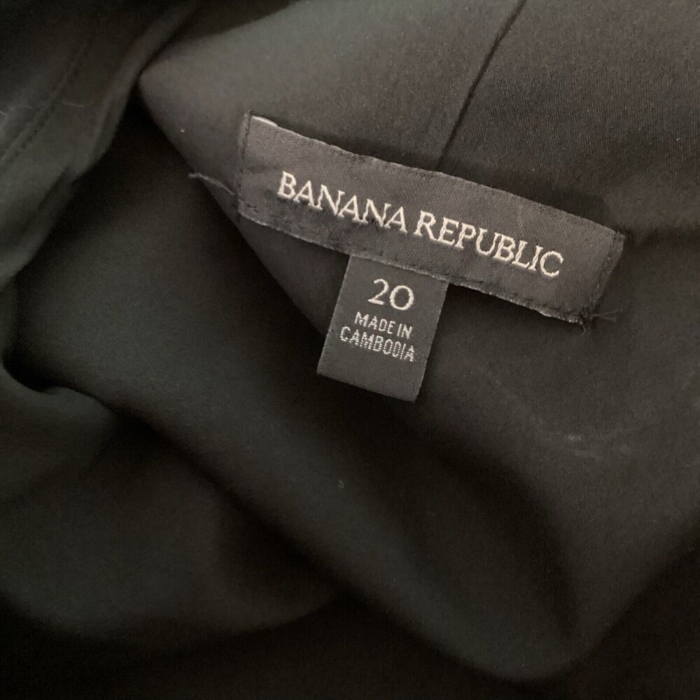 Banana Republic Women Jumpsuit Romper Size 20 One Shoulder Black - Picture 7 of 10